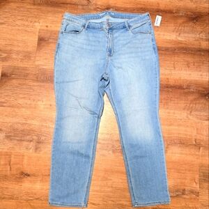 Old Navy Blue Skinny Jeans Classic Denim Size 18 Short